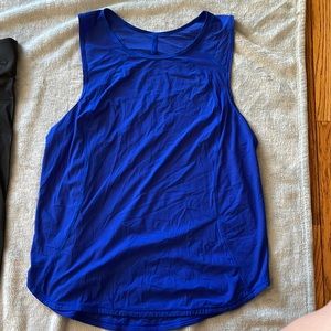Lululemon blue muscle tank